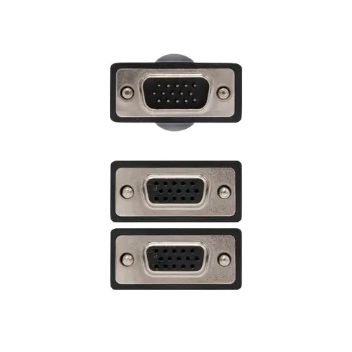 CABLE BIFURCADOR SVGA HDB15/M-2xHDB15/H 45 CM - Imagen 2