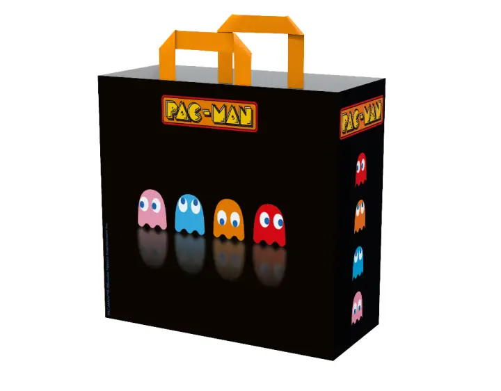 KX PACMAN SHOPPING BAG BLACK Negro Bolso grande