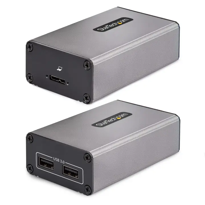 Extensor USB 3.0 de 2 Puertos sobre Fibra Multimodo OM3 - LC/LC -..
