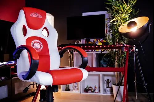 My Hero Academia KX MHA JUNIOR GAMING CHAIR Silla para videojuegos universal Asiento acolchado Rojo, Blanco - Imagen 9