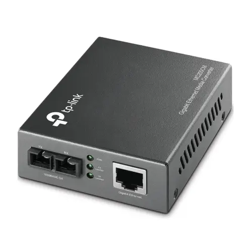 MC200CM convertidor de medio 1000 Mbit/s 850 nm Multimodo Negro - Imagen 1