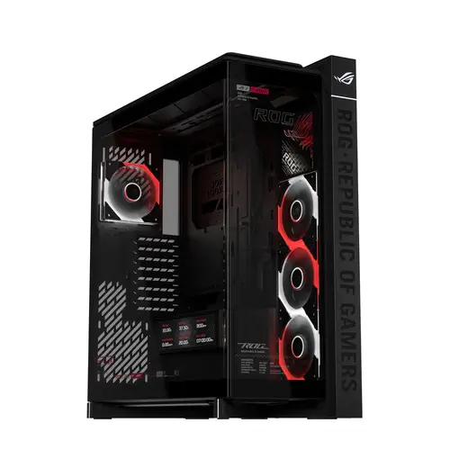 ROG CRONOX GR801 CURVE TG ARGB BLACK Midi Tower Negro - Imagen 1