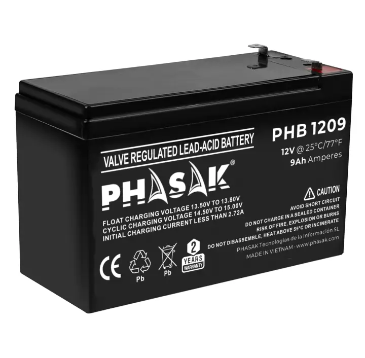 Batería 12V 9Ah - PHB 1209