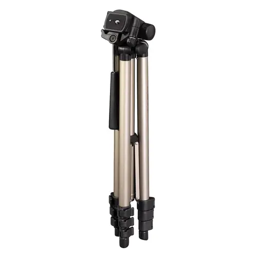 | Trípode Star 75, para cámara de fotos, conexión 6.4mm, altura ajustable hasta 125 cm, Color Beige - Imagen 2