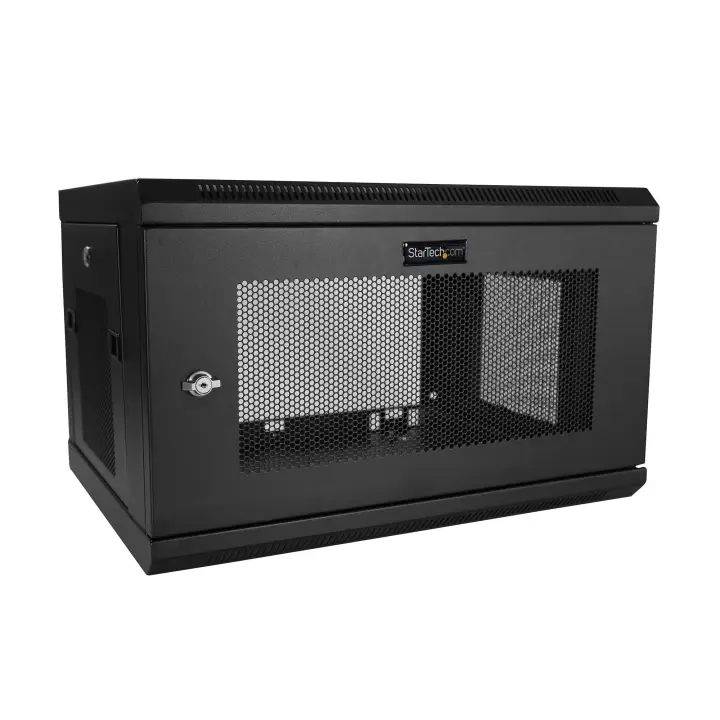 Armario Rack de Pared para Servidores 6U 19" 2 Columnas y Estante..