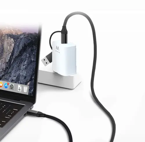 EW9918 cable USB USB 3.2 Gen 1 (3.1 Gen 1) 1 m USB C Negro - Imagen 4