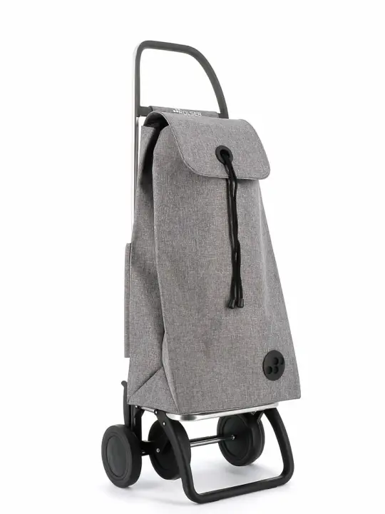 I-Max Tweed 4 Negro, Gris Bolsa para carrito de la compra