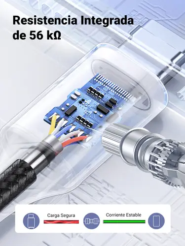 60126 cable USB 1 m USB C USB A Negro, Gris - Imagen 7