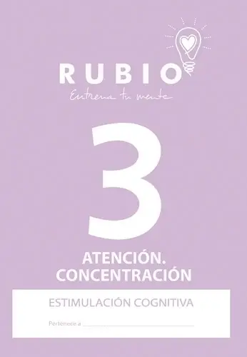 CUADERNO RUBIO A4 ESTIM.COGN.ATENCION 3 - Pack de 5 unidades