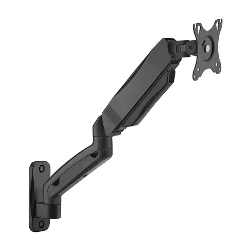 Soporte De Pared Pro Contrapeso Giratorio E Inclinable Para Monitor/tv 9kg (3 Pivotes, 1 Brazo) De 17-32, Negro - Imagen 1