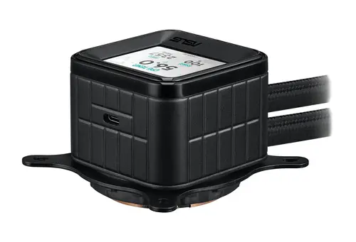 Prime LC 360 ARGB LCD Procesador Sistema de refrigeración líquida todo en uno 12 cm Negro - Imagen 2