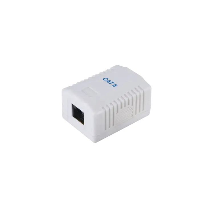 235213 caja de tomacorriente RJ-45 Blanco