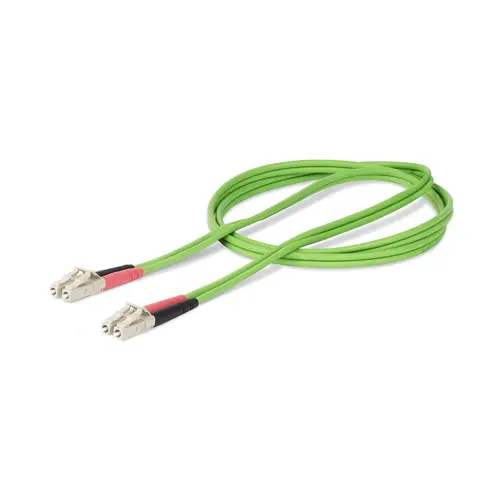 Cable de Fibra Óptica LC a LC (UPC) OM5 Multimodo 2m - Dúplex 50/125µm LOMMF Tipo Cremallera VCSEL 40G/100G - No Sensible a los Dobleces - Low Insertion Loss - LSZH - Imagen 5