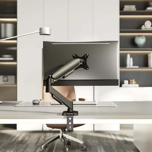 Soporte de Mesa Eco Contrapeso Giratorio e Inclinable para Monitor/TV 9KG (3 Pivotes, 1 Brazo) de 17"-32", Negro - Imagen 4