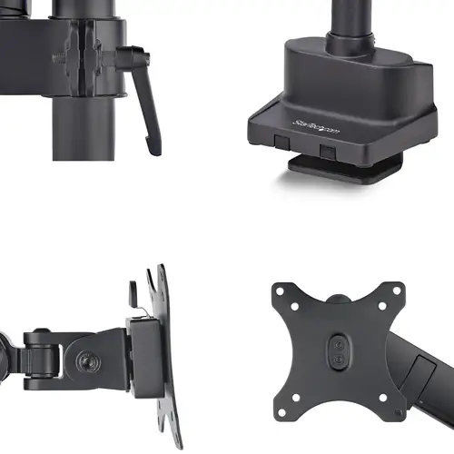 Brazo VESA de Sobremesa para Monitor de Hasta 40" 8kg - Soporte para Monitor - Soporte VESA - con Resorte - Grommet - Abrazadera - VESA 75x75/100x100 - Ajuste sin Herramientas - Imagen 3
