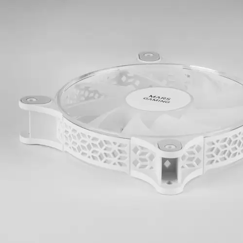 MFDUO, Kit 2 Ventiladores FRGB Rainbow 360°, Ultra-silencioso, Doble Conexión 3PIN + 4PIN, Blanco - Imagen 5