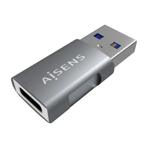 Mini Adaptador USB 3.2 GEN2 10G 3A, Tipo USB-C/H-A/M, Gris - Imagen 1