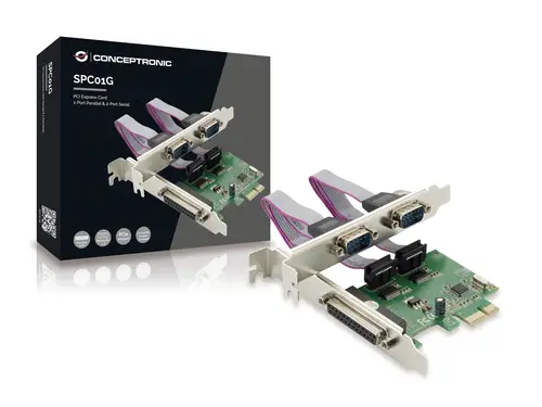 SPC01G tarjeta y adaptador de interfaz Interno Paralelo, RS-232 - Imagen 2
