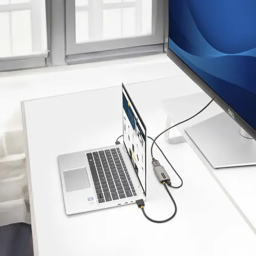 Cable Conversor Adaptador Activo de 30cm HDMI 2.1 a DisplayPort 1.4 - 8K60Hz - Alimentado por el Bus USB - Cable Incluido - Imagen 7
