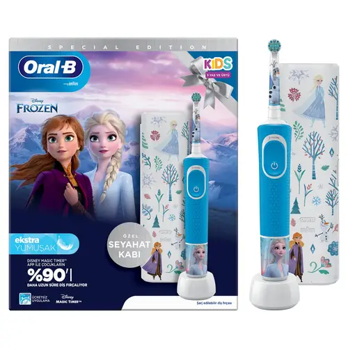 Vitality Pro Frozen Niño Cepillo dental oscilante Negro, Gris - Imagen 1