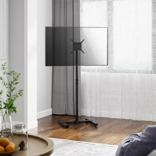 Soporte de Suelo Inclinable y Extensible para TV 20Kg de 13-42, Negro - Imagen 3