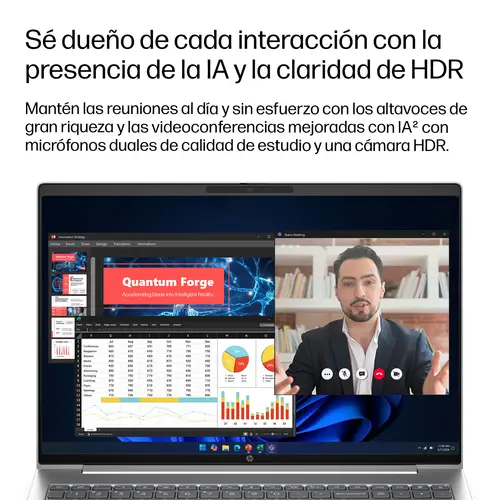 DU1C6AT ordenador portatil AMD Ryzen 7 250 Portátil 40,6 cm (16") WUXGA 32 GB LPDDR5x-SDRAM 512 GB SSD Wi-Fi 7 (802.11be) Windows 11 Pro Plata - Imagen 8