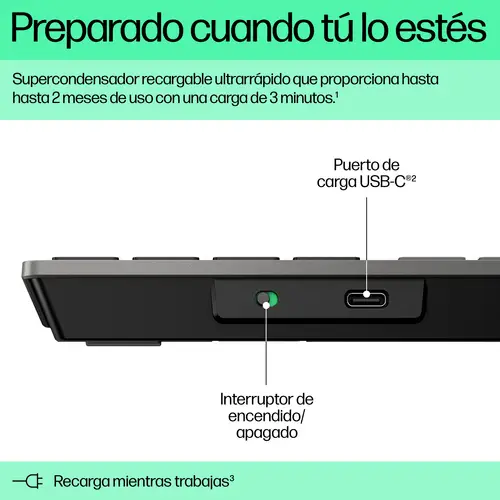 Teclado inalámbrico recargable multidispositivo 720 - Imagen 7