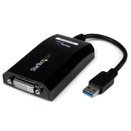 Cable Adaptador USB 3.0 a DVI / VGA - 2048x1152 - Adaptador Gráfico Externo de Vídeo - Convertidor Externo de Vídeo para un Monitor Externo - Compatible con Mac y Windows - Imagen 1