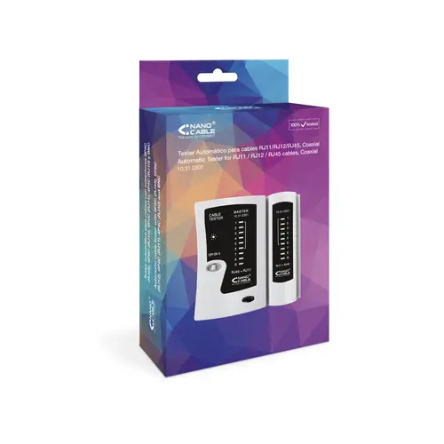 10.31.0301 comprobador de cables de red Gris - Imagen 5