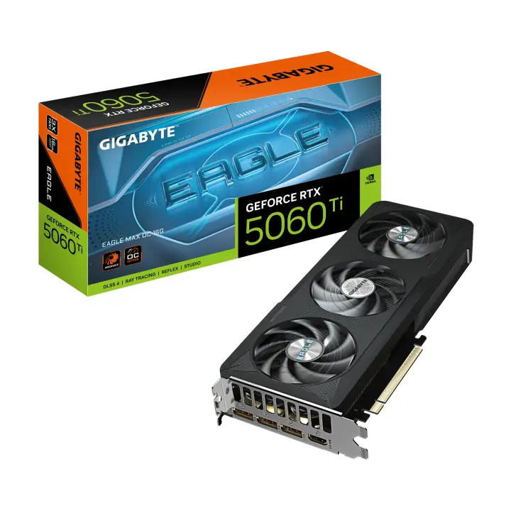 GeForce RTX 5060 Ti EAGLE MAX OC 16G Tarjeta Gráfica - 16GB GDDR..