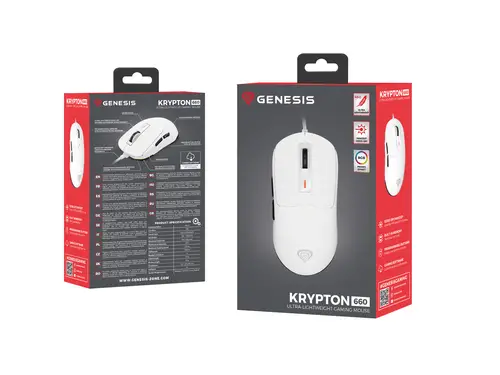 Krypton 660 ratón Juego Ambidextro USB tipo A Óptico 12000 DPI - Imagen 14