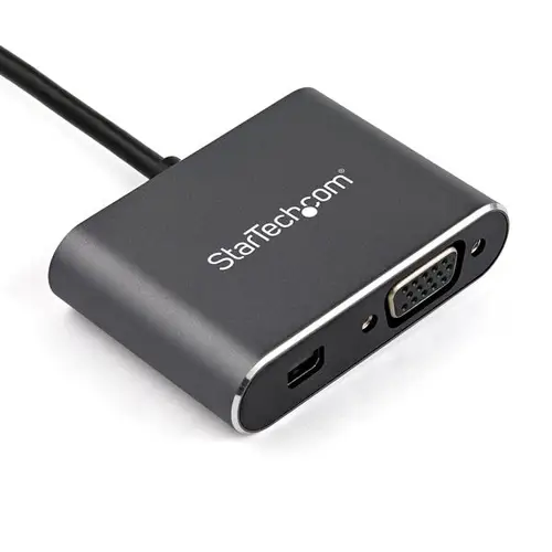 Adaptador USB-C a Mini DisplayPort y VGA - Conversor de Vídeo USB Tipo C - 4K 60Hz - HDR - Imagen 2