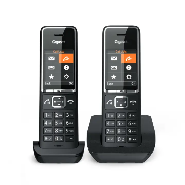 COMFORT 550 duo Teléfono analógico Identificador de llamadas Negro