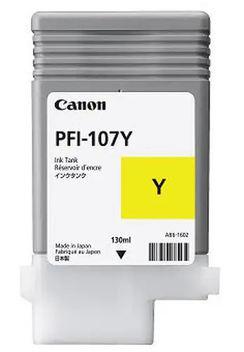 PFI-107Y cartucho de tinta 1 pieza(s) Original Amarillo - Imagen 1
