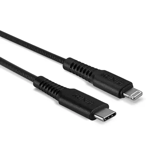 31286 cable de conector Lightning 1 m Negro - Imagen 3