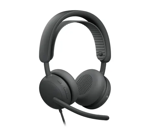 981-001618 auricular y casco Auriculares Alámbrico Diadema Llamadas/Música USB Type-C / USB Type-A Grafito - Imagen 2