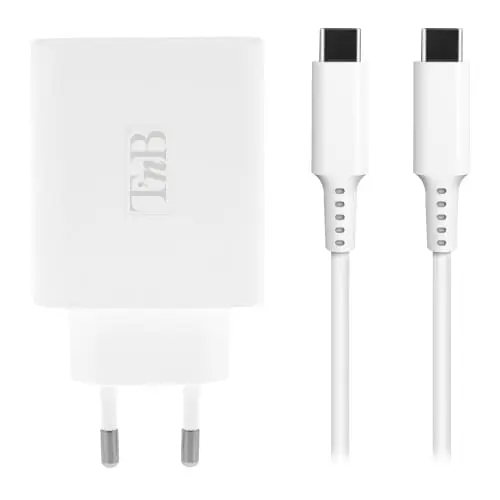 CHNBTINY65 cargador de dispositivo móvil Portátil, Smartphone, Tableta Blanco Corriente alterna Carga rápida Interior
