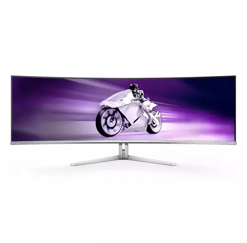 Evnia 8000 49M2C8900/00 pantalla para PC 124,2 cm (48.9") 5120 x 1440 Pixeles Dual QHD QD-OLED Blanco - Imagen 3