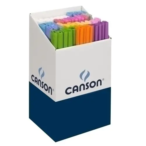 PAPEL CREPE CANSON 40g 0,5x2,5  EXP.60 V
