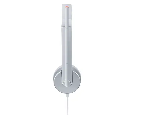 100 Stereo Analogue Headset Auriculares Oficina/Centro de llamadas Plata - Imagen 3
