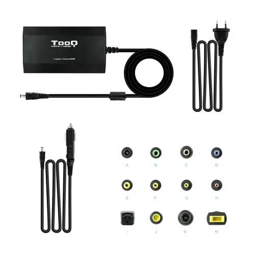 CARGADOR UNIVERSAL PORTATIL TQLC-100BS01M 100W 3 EN 1 USB - Imagen 5