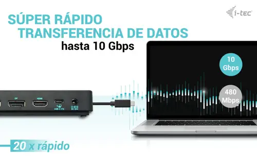 USB-C Triple Display Docking Station Gen 2 Pro + Power Delivery 100W - Imagen 9