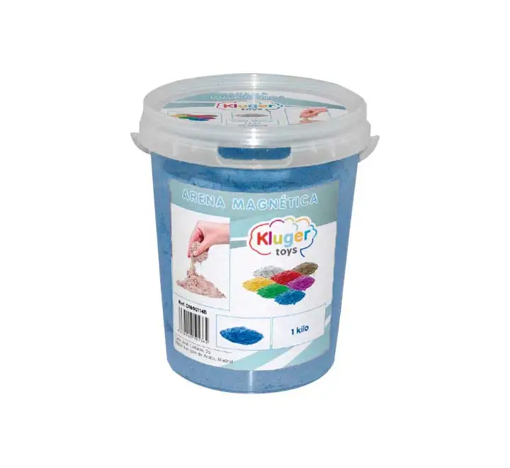 BOTE ARENA MAGNETICA NIEFENVER 1KG AZUL