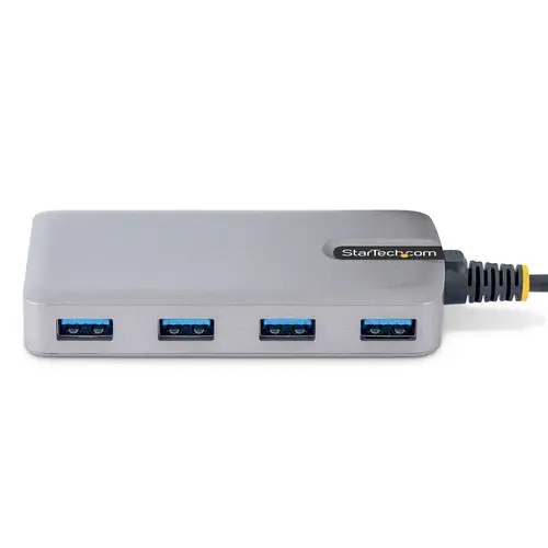 Hub USB de 4 Puertos USBA - USB 3.0 de 5Gbps - Alimentado por el Bus - Concentrador USB-C de 4 Puertos USB-A con Alimentación Opcional - Ladrón USB Portátil - Cable 30cm - Imagen 3