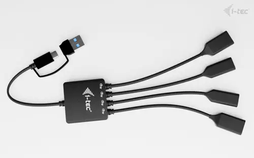 USB-C/USB-A Cable HUB 4 port (2x USB-C, 2x USB-A) - Imagen 3