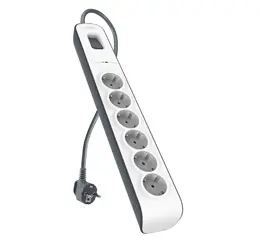 BSV603vf2M Blanco 6 salidas AC 2 m