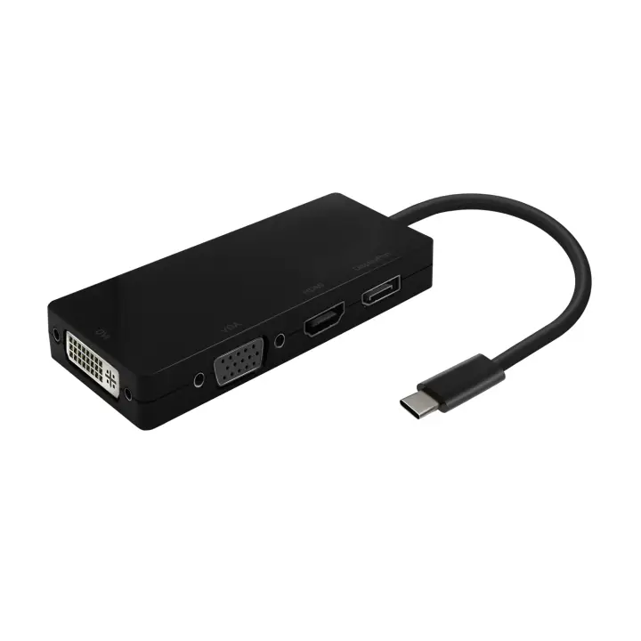 Conversor USB-C A DP/DVI/HDMI/VGA, USB-C/M-DP/H-DVI/H-HDMI/H-Vga/..