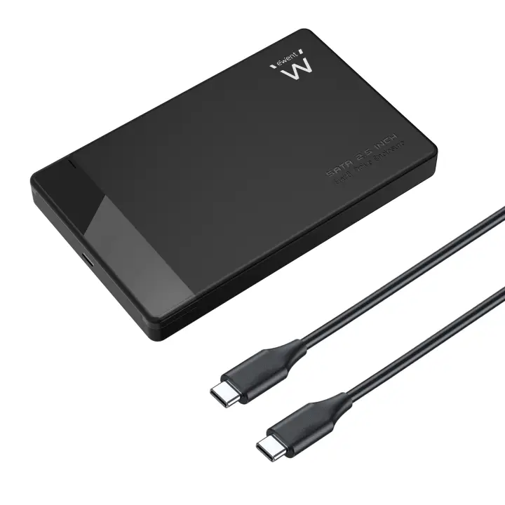 EW7073 caja para disco duro externo Carcasa de disco duro/SSD Negro 2.5" - Imagen 3