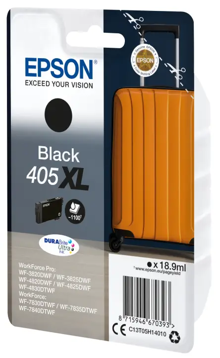 Singlepack Black 405XL DURABrite Ultra Ink