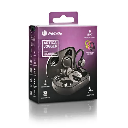 ARTICA JOGGER Auriculares Inalámbrico Dentro de oído Llamadas/Música Bluetooth Negro, Verde claro, Rosa - Imagen 8